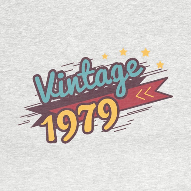 40th Birthday Gift Vintage 1979 T Shirt Classic Men Women by andreperez87
